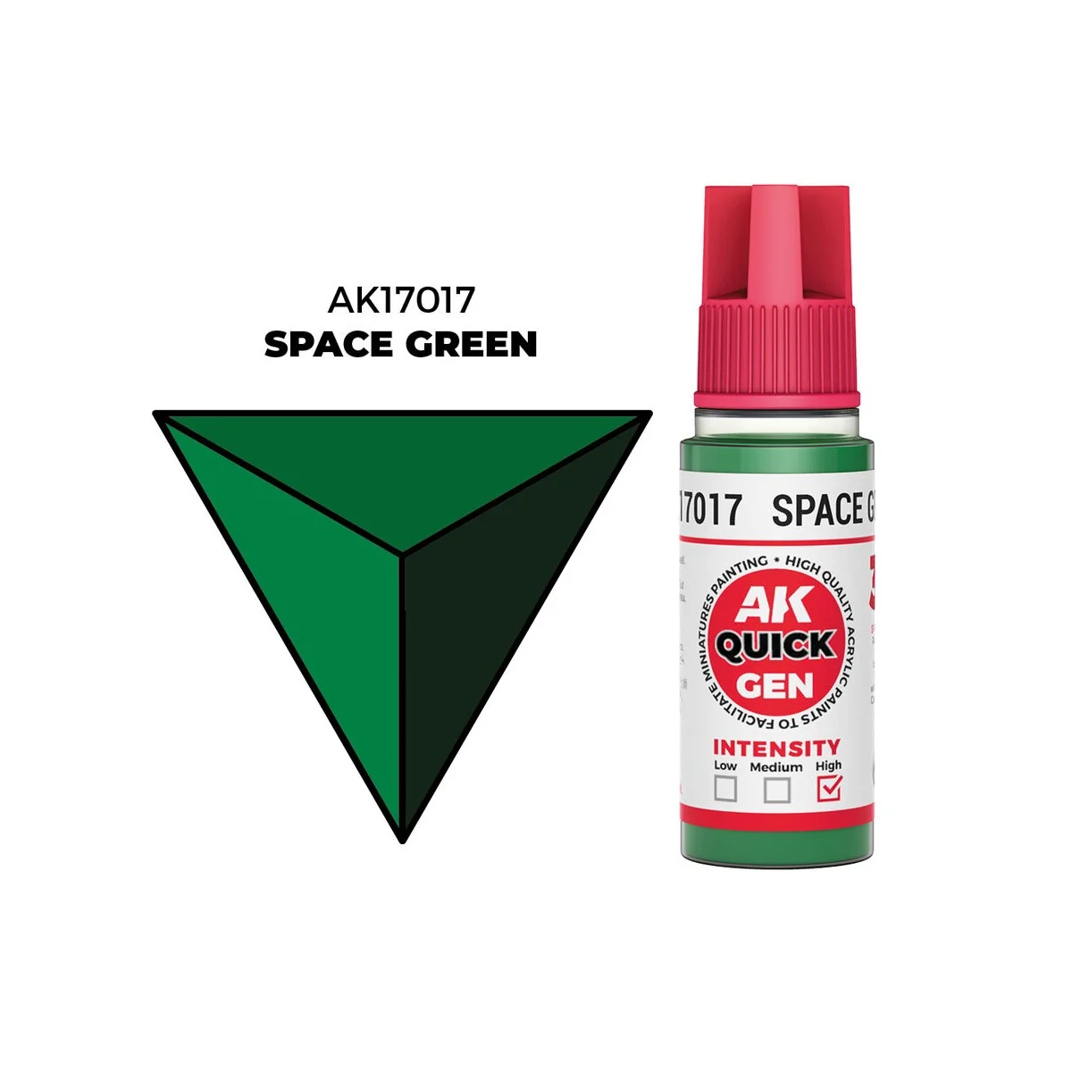 SPACE GREEN 18 ml - QUICK GEN - AK Interactive AK17017