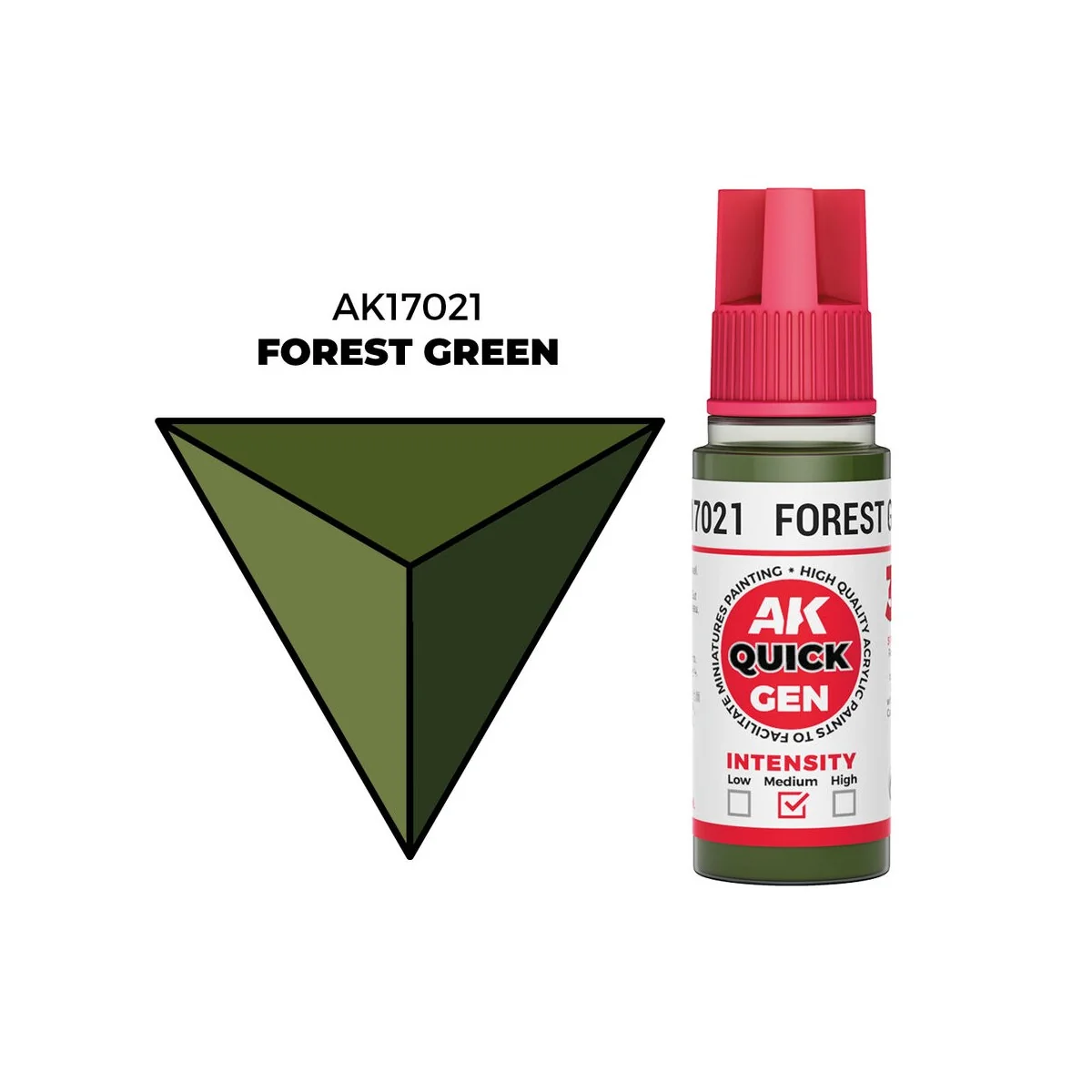 FOREST GREEN 18 ml - QUICK GEN - AK Interactive AK17021