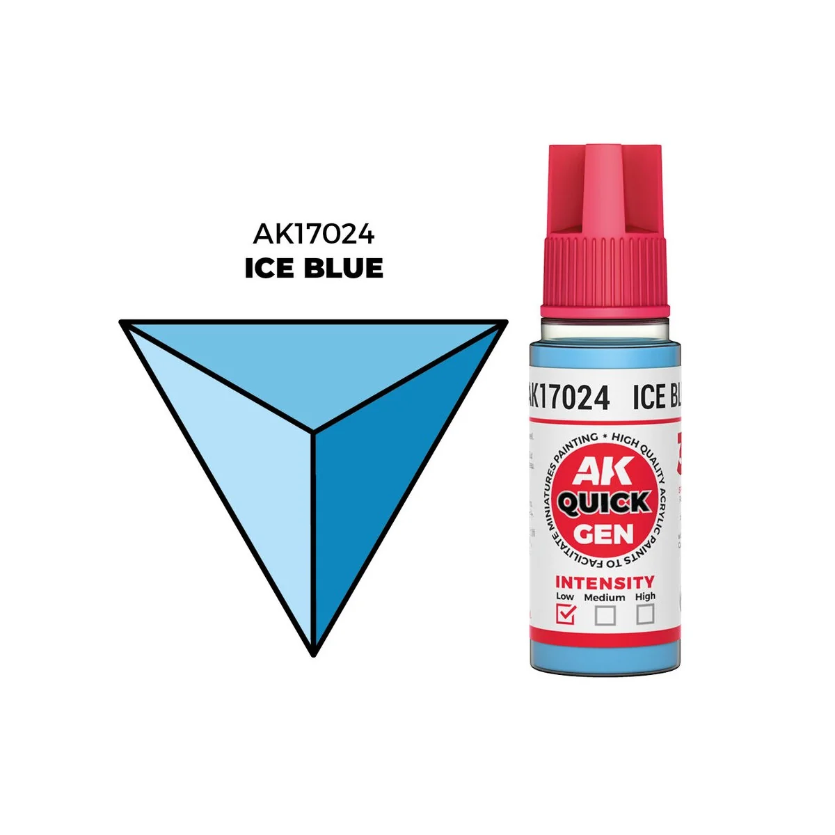 ICE BLUE 18 ml - QUICK GEN - AK Interactive AK17024