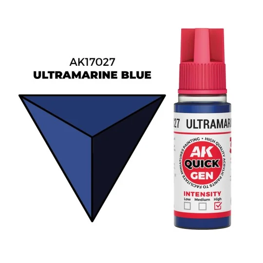 ULTRAMARINE BLUE 18 ml - QUICK GEN - AK Interactive AK17027