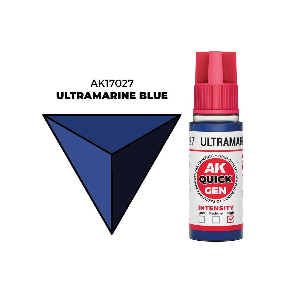 ULTRAMARINE BLUE 18 ml - QUICK GEN - AK Interactive AK17027