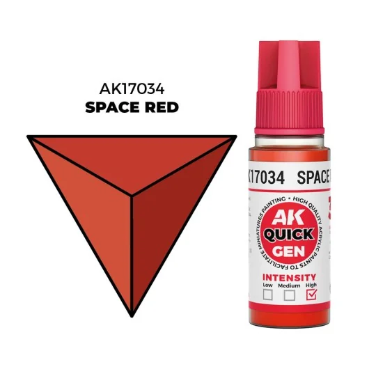 SPACE RED 18 ml - QUICK GEN - AK Interactive AK17034