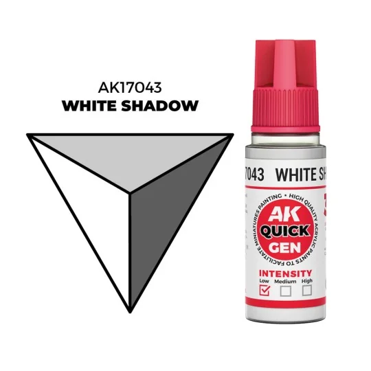 WHITE SHADOW 18 ml - QUICK GEN - AK Interactive AK17043