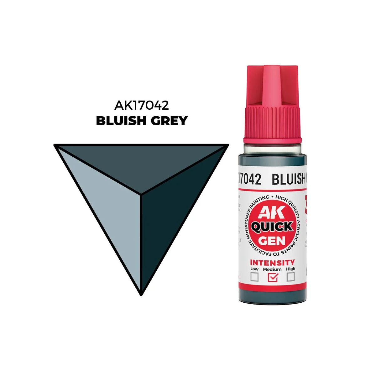 BLUISH GREY 18 ml - QUICK GEN - AK Interactive AK17042