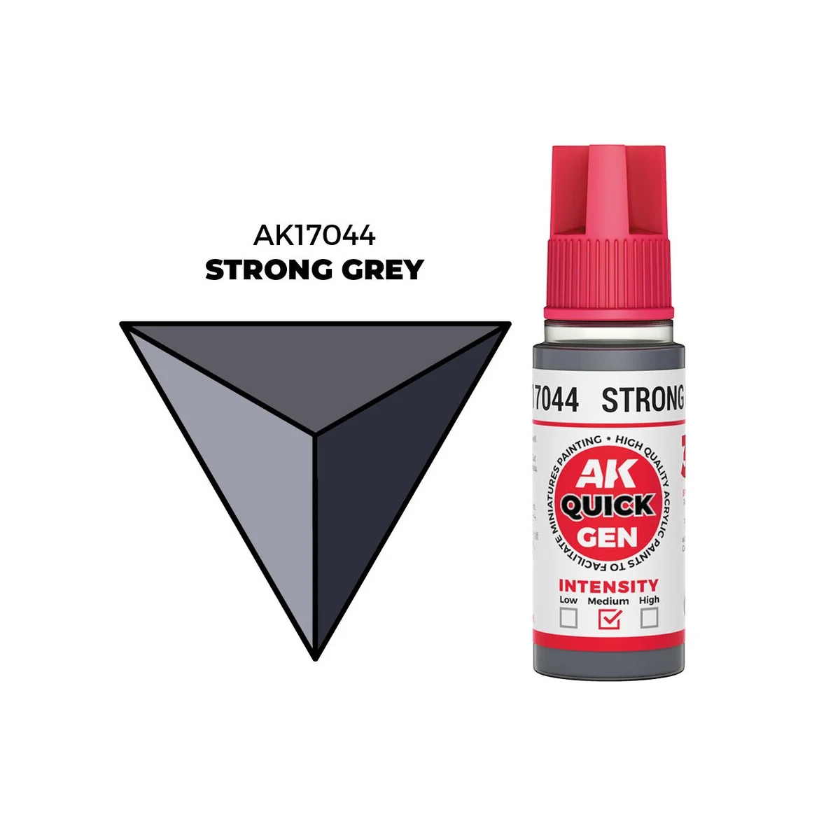 STRONG GREY 18 ml - QUICK GEN - AK Interactive AK17044