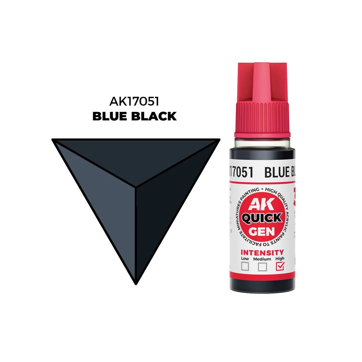 BLUE BLACK 18 ml - QUICK GEN - AK Interactive AK17051