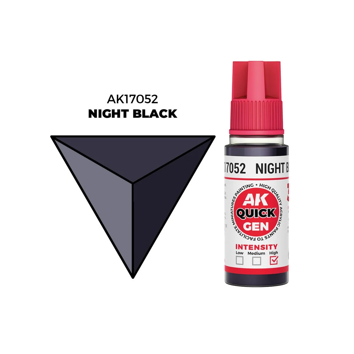 NIGHT BLACK 18 ml - QUICK GEN - AK Interactive AK17052