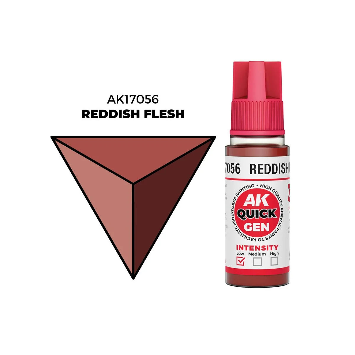 REDDISH FLESH 18 ml - QUICK GEN - AK Interactive AK17056