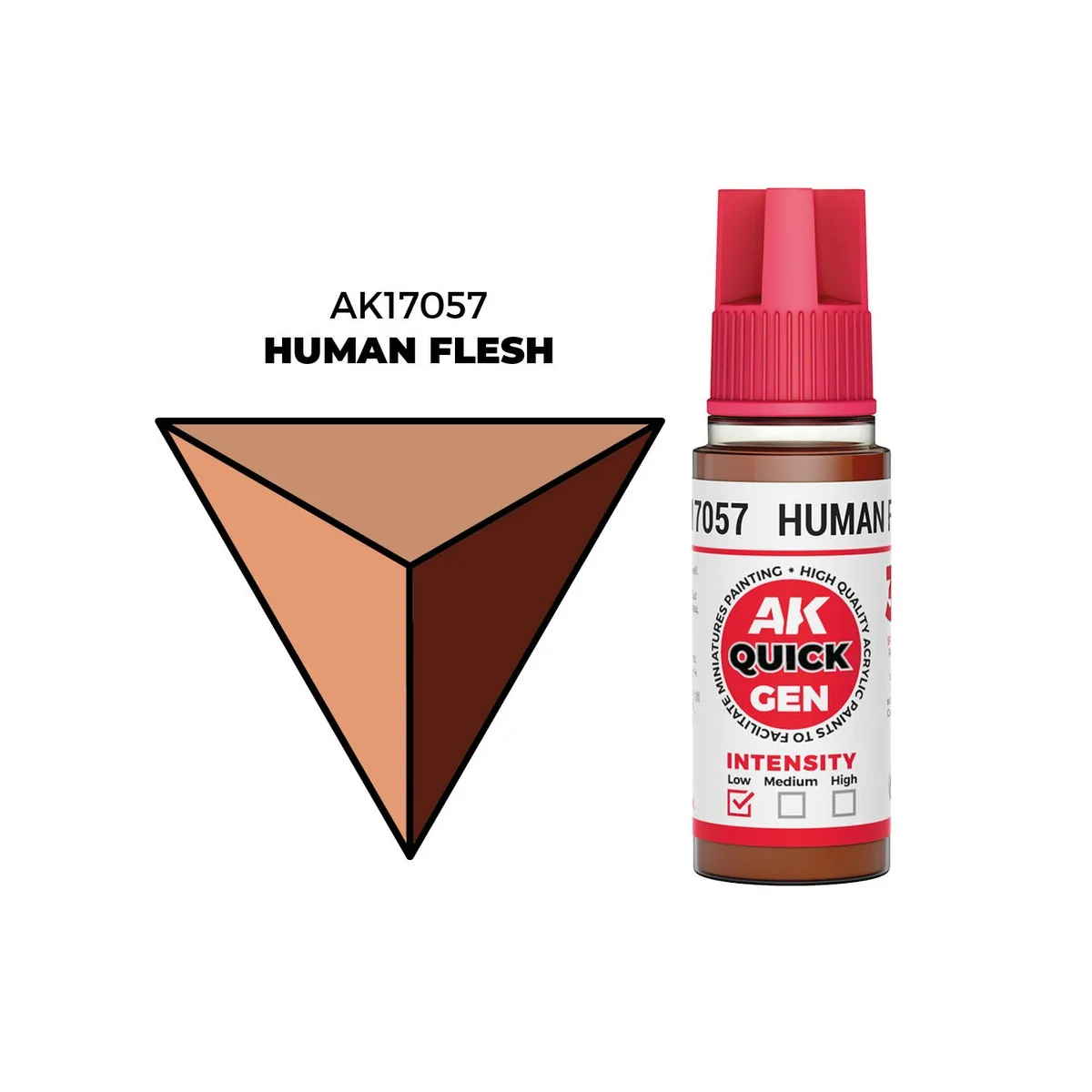 HUMAN FLESH 18 ml - QUICK GEN - AK Interactive AK17057