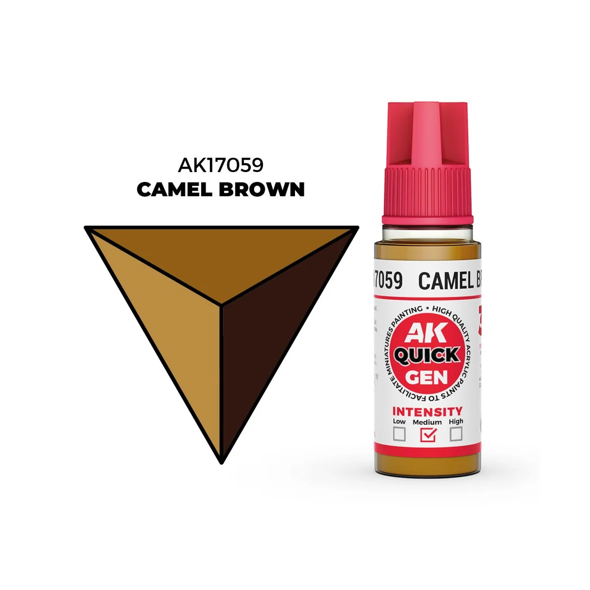 CAMEL BROWN 18 ml - QUICK GEN - AK Interactive AK17059