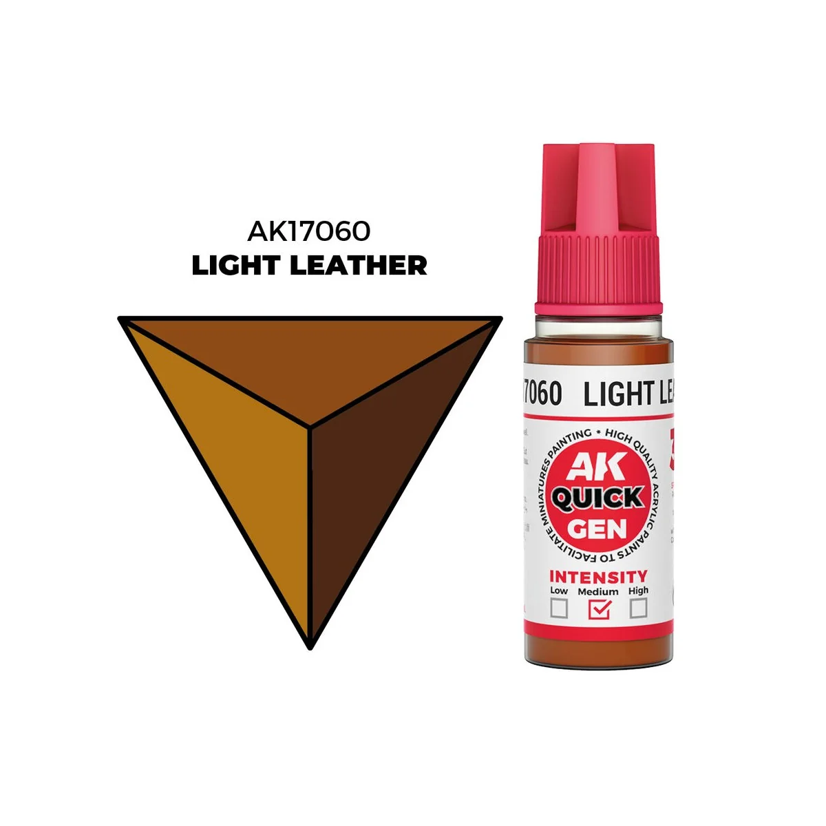 LIGHT LEATHER 18 ml - QUICK GEN - AK Interactive AK17060