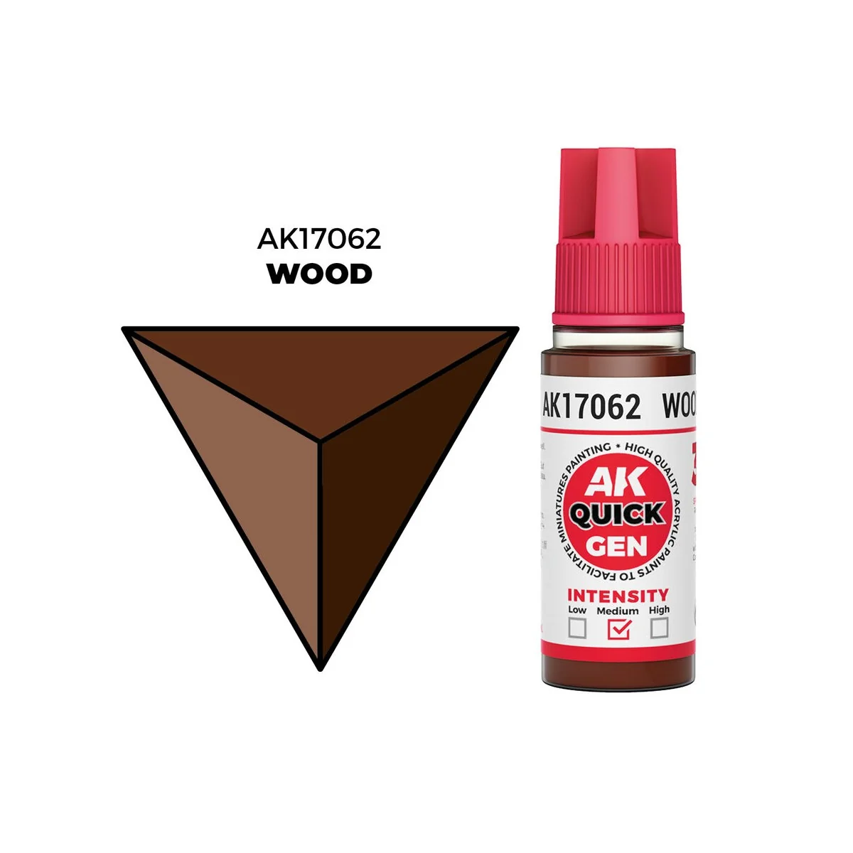 WOOD 18 ml - QUICK GEN - AK Interactive AK17062