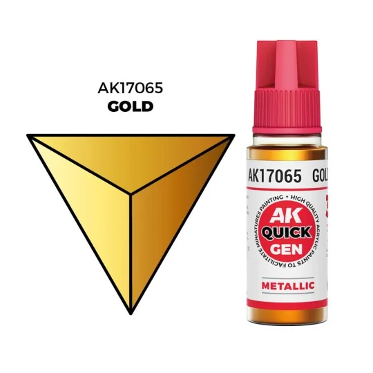 GOLD 18 ml - QUICK GEN - AK Interactive AK17065
