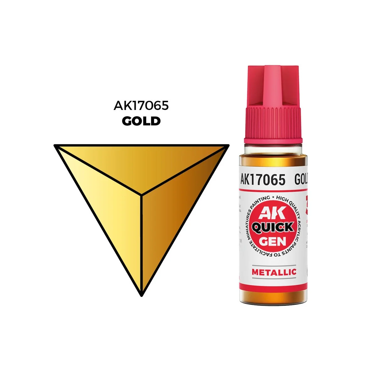 GOLD 18 ml - QUICK GEN - AK Interactive AK17065