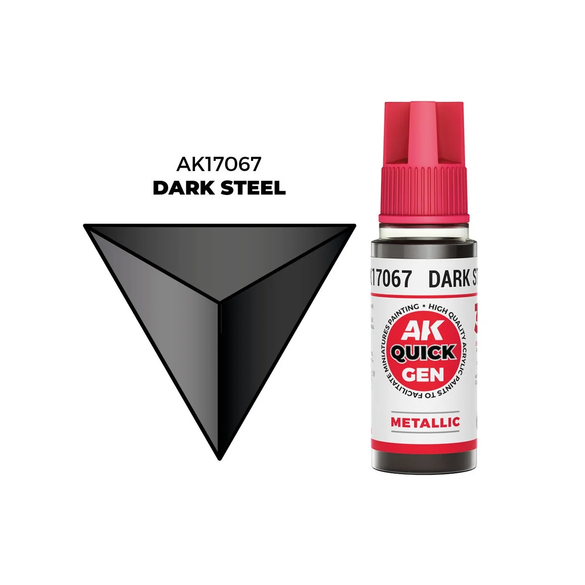 DARK STEAL 18 ml - QUICK GEN - AK Interactive AK17067