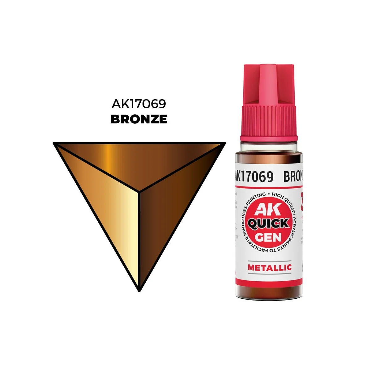BRONZE 18 ml - QUICK GEN - AK Interactive AK17069