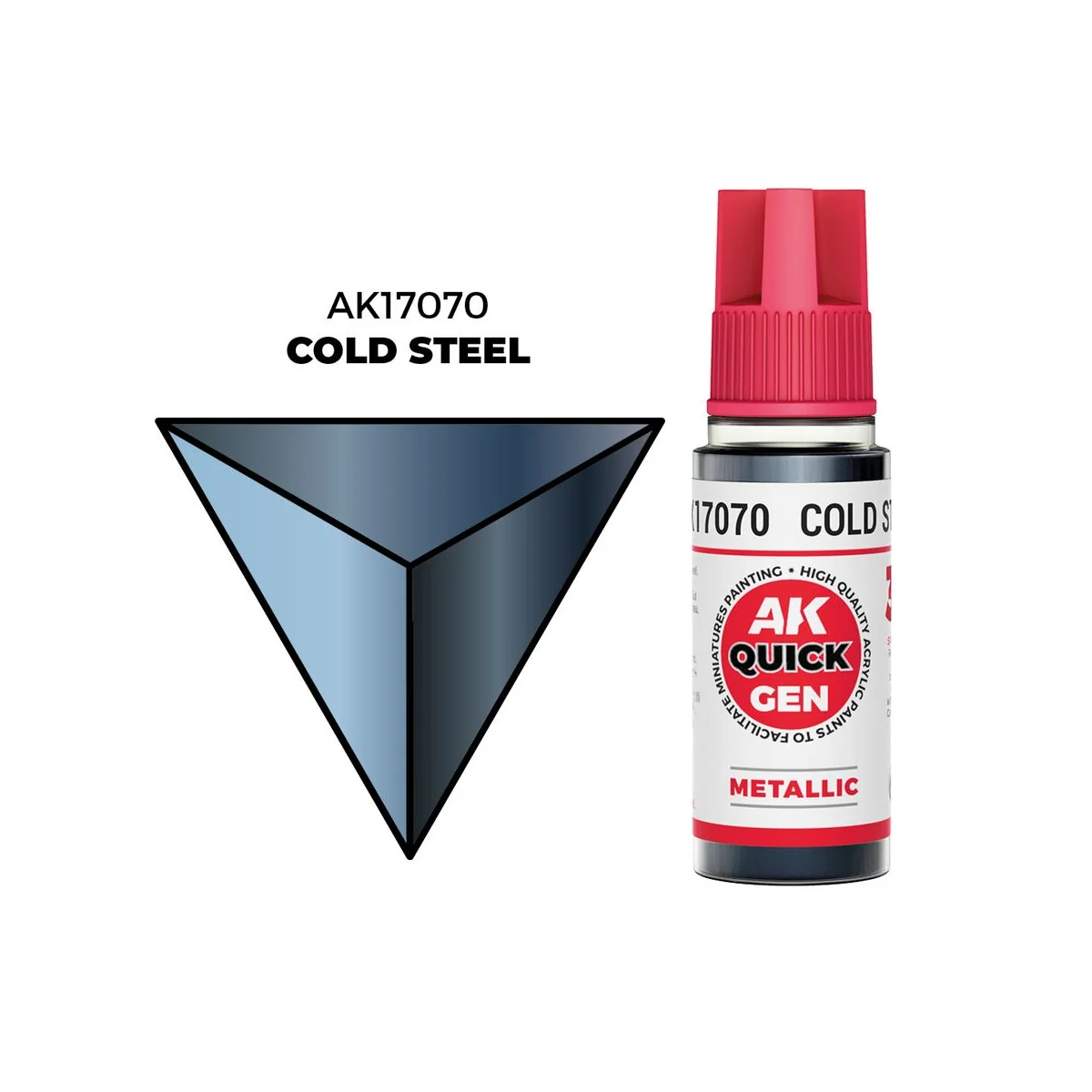 COLD STEEL 18 ml - QUICK GEN - AK Interactive AK17070