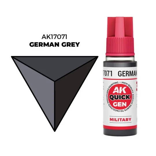 GERMAN GREY 18 ml - QUICK GEN - AK Interactive AK17071