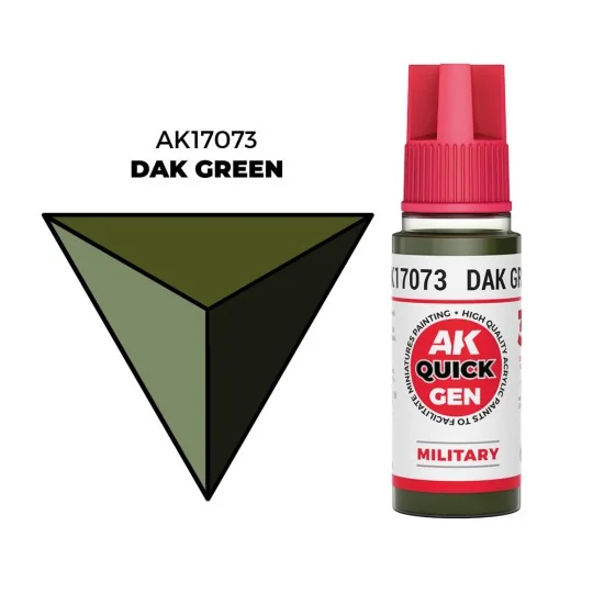 DAK GREEN 18 ml - QUICK GEN - AK Interactive AK17073