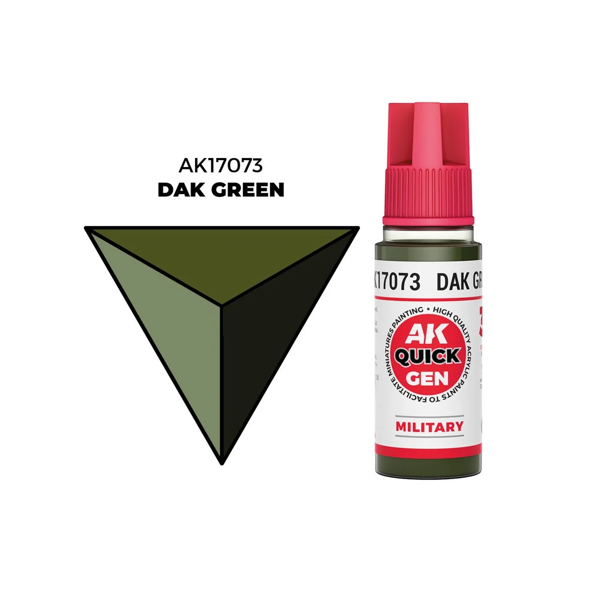 DAK GREEN 18 ml - QUICK GEN - AK Interactive AK17073