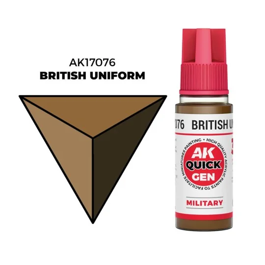 BRITISH UNIFORM 18 ml - QUICK GEN - AK Interactive AK17076