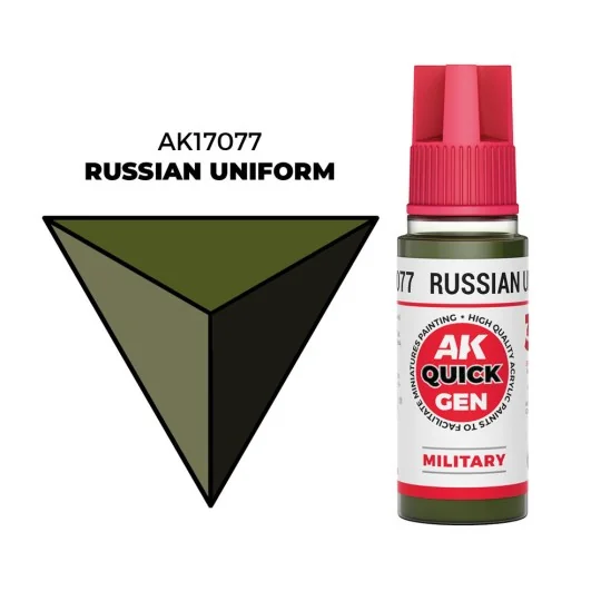 RUSSIAN UNIFORM 18 ml - QUICK GEN - AK Interactive AK17077