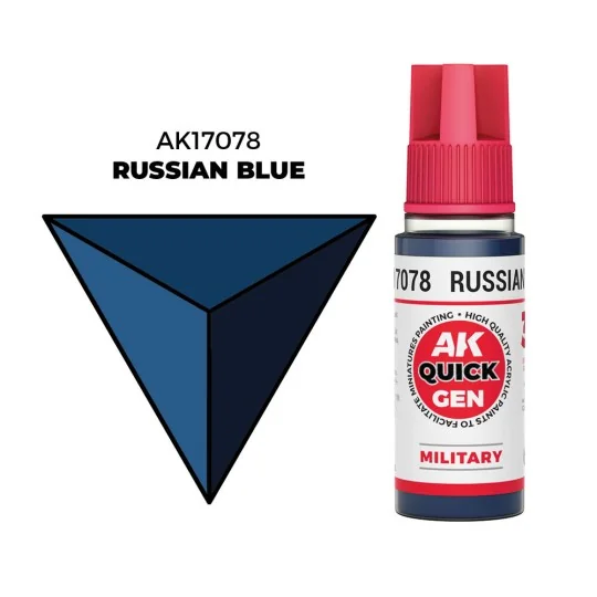 RUSSIAN BLUE 18 ml - QUICK GEN - AK Interactive AK17078