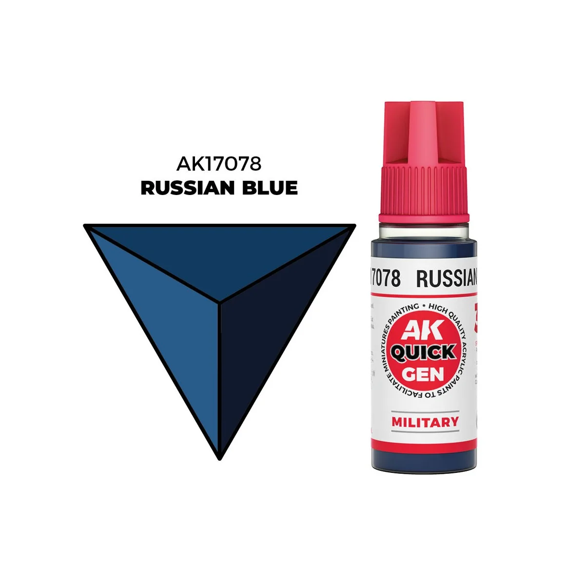RUSSIAN BLUE 18 ml - QUICK GEN - AK Interactive AK17078