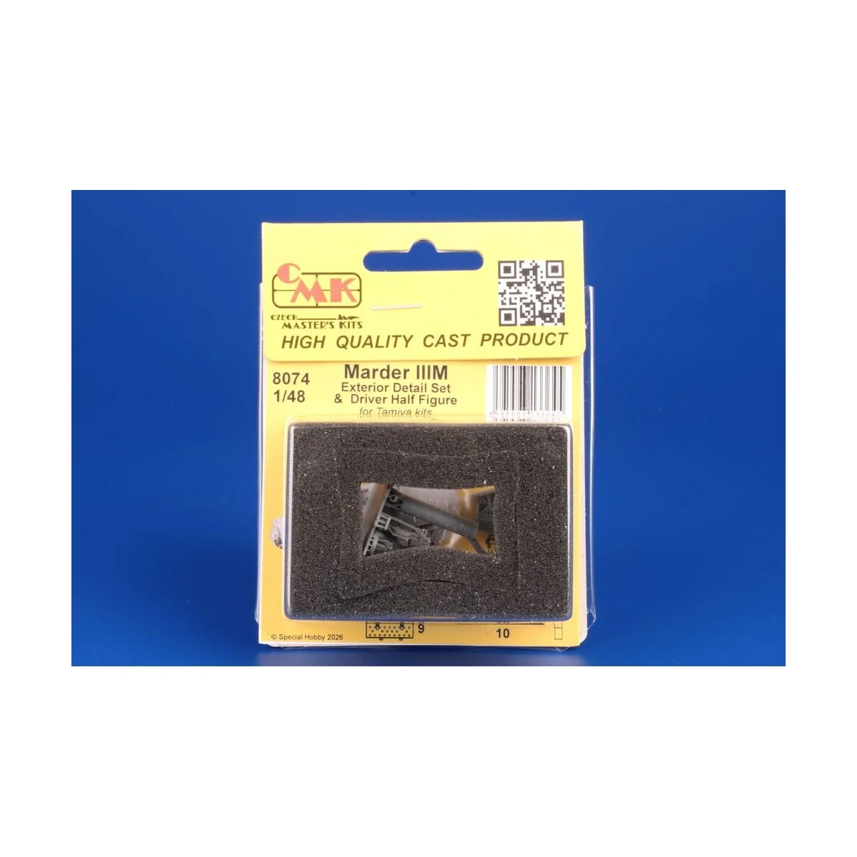 Marder IIIM Exterior Detail Set & Driver Half Figure for Tamiya, 1/...