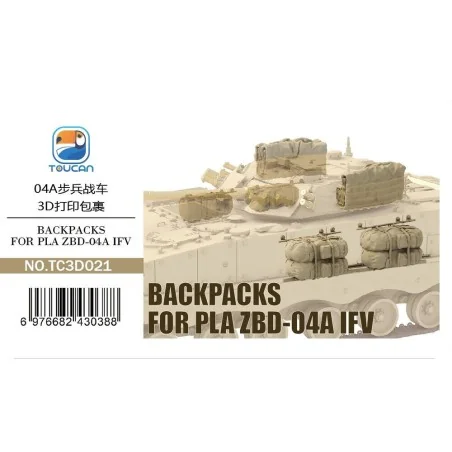 BACKPACKS FOR PLA ZBD-04A IFV, 1/35 - Toucan Model TC3D021