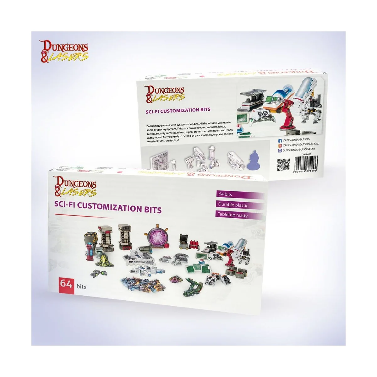 Dungeons & Lasers Expansion Set: SCI-FI CUSTOMIZATION BITS - Archon...