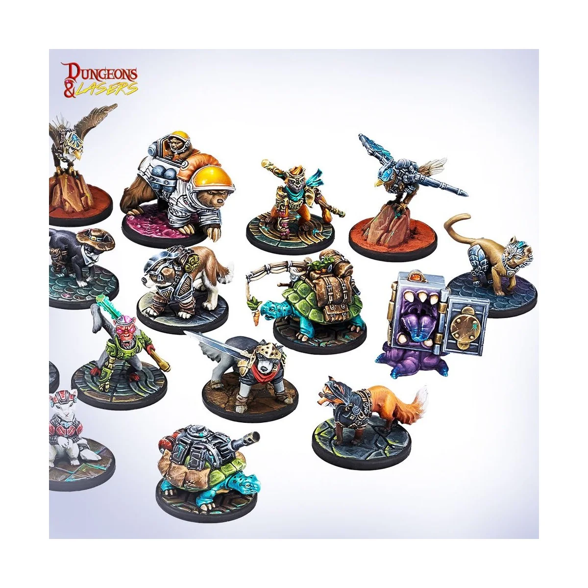 Dungeons & Lasers Miniatures: ANIMAL COMPANIONS - Archon Studio DNL...