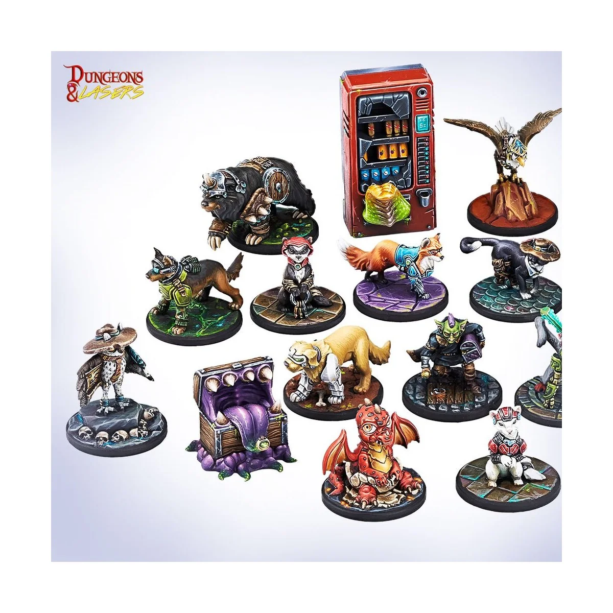 Dungeons & Lasers Miniatures: ANIMAL COMPANIONS - Archon Studio DNL...