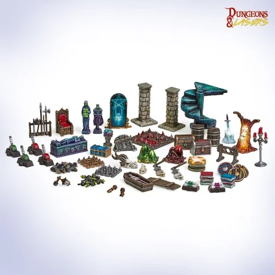 Dungeons & Lasers Expansion Set: FANTASY CUSTOMIZATION BITS - Archo...