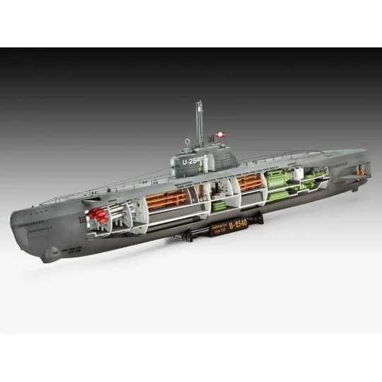 U-Boot Typ XXI U 2540 &Interieur, 1/144 - Revell 05078