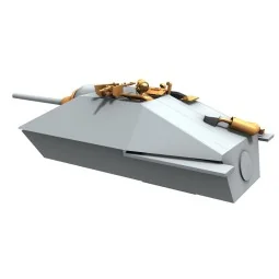 Hetzer Exterior Detail Set for Vespid Model, 1/72 - CMK 129-2063 2