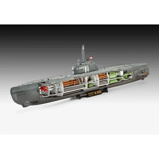 U-Boot Typ XXI U 2540 &Interieur - Revell 05078