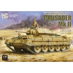 British Cruiser Tank Mk.VI & German Pzkpfw.Mk V 746(e) Crusader Mk....