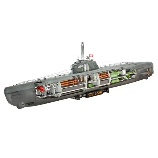U-Boot Typ XXI U 2540 &Interieur - Revell 05078