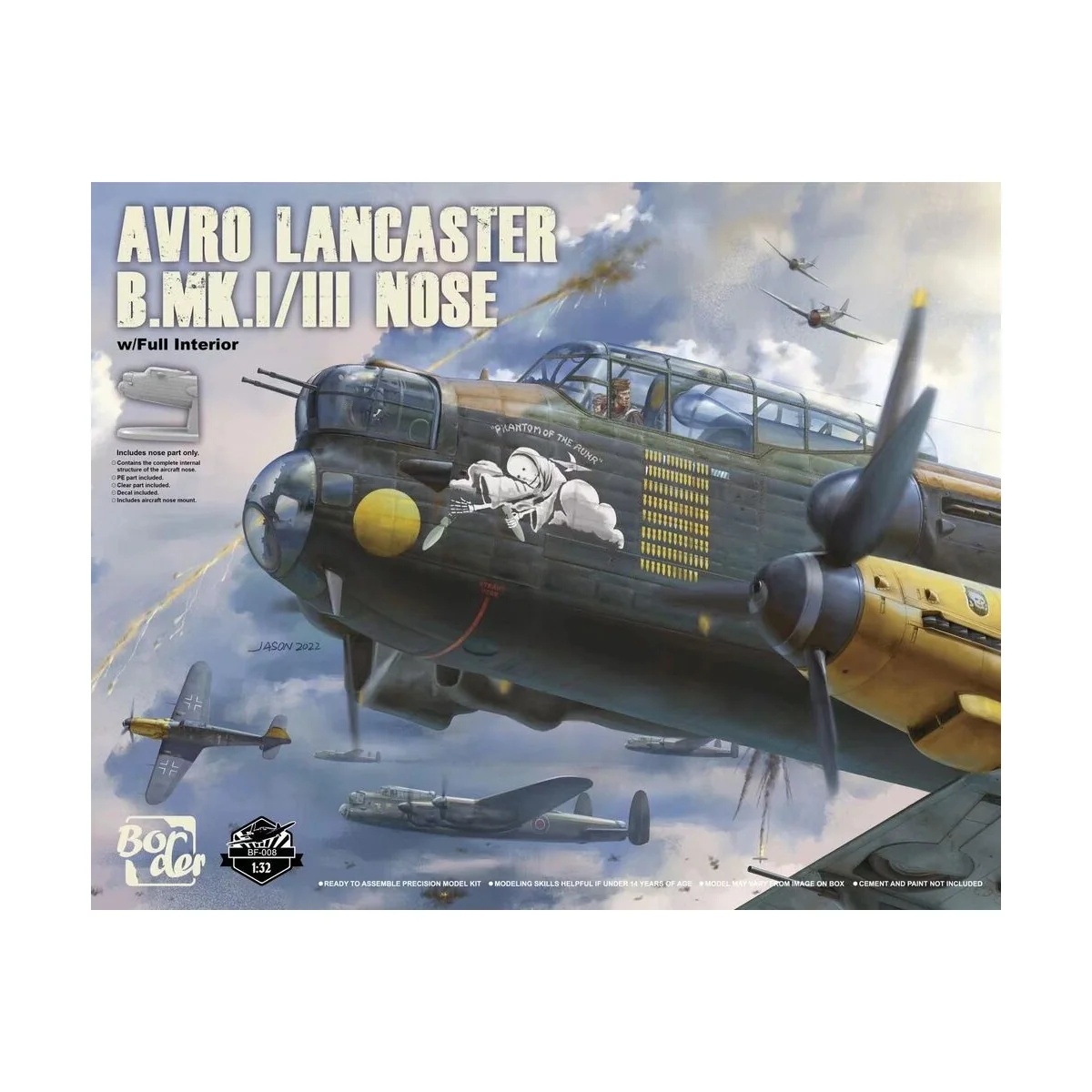 NOSE of Avro Lancaster B Mk.I/III w/ Full Interior, 1/32 - Border M...