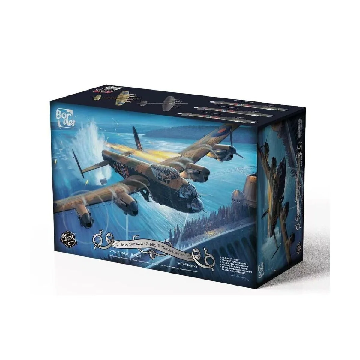 Avro Lancaster B. Mk. III Dambusters w/ Full Interior, 1/32 - Borde...