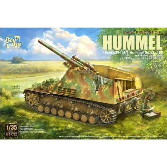 Hummel Sd.Kfz.165 15 cm s.FH 18/1 Early Production, 1/35 - Border M...