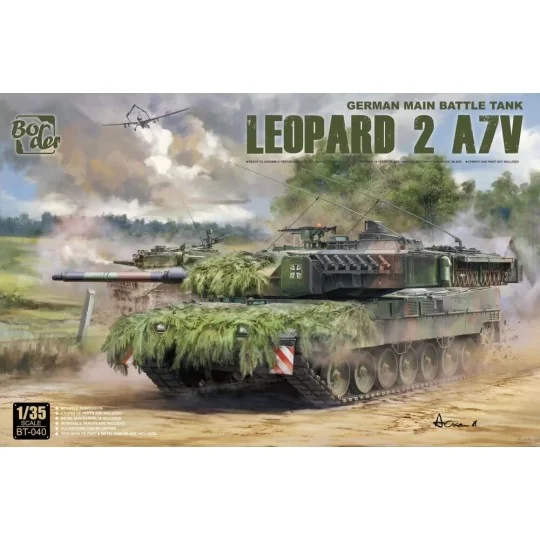 Leopard 2 A7V German MBT, 1/35 - Border Model BT-040