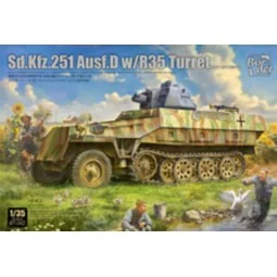 Sd.Kfz.251 Ausf.D w/ R35 Turret, 1/35 - Border Model BT-042