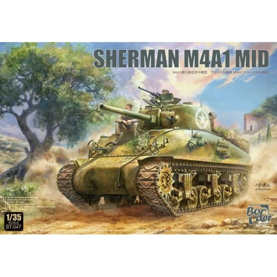 Sherman M4A1 MID, 1/35 - Border Model BT-047