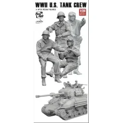 WW II U.S. Tank Crew (4 pcs), 1/35 - Border Model BR-007