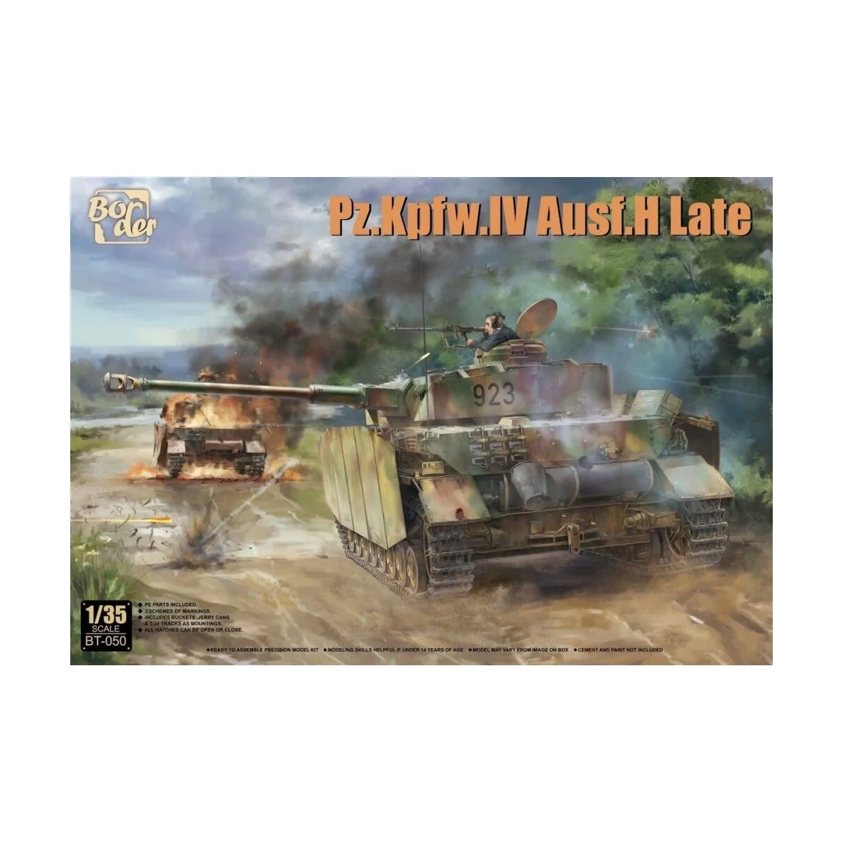 Pz.Kpfw. IV Ausf. H Late, 1/35 - Border Model BT-050