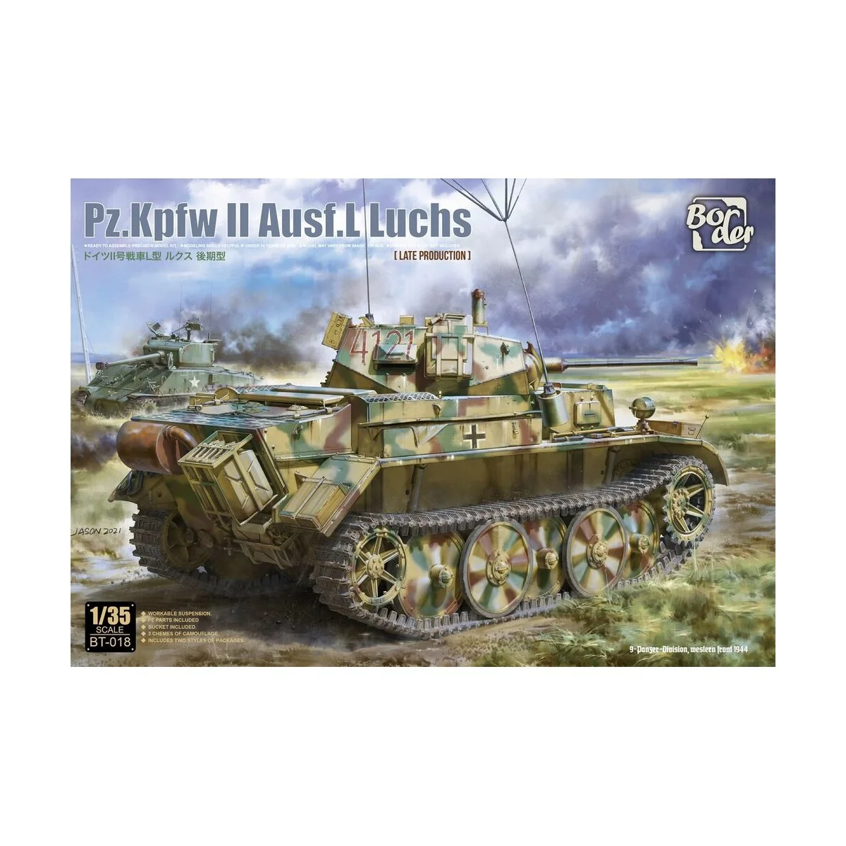 Pz.Kpfw II Ausf.L Luchs, 1/35 - Border Model BT-018