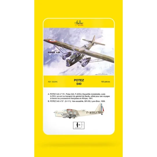 Potez 540 - Heller Museum, 1/72 - Heller 80395