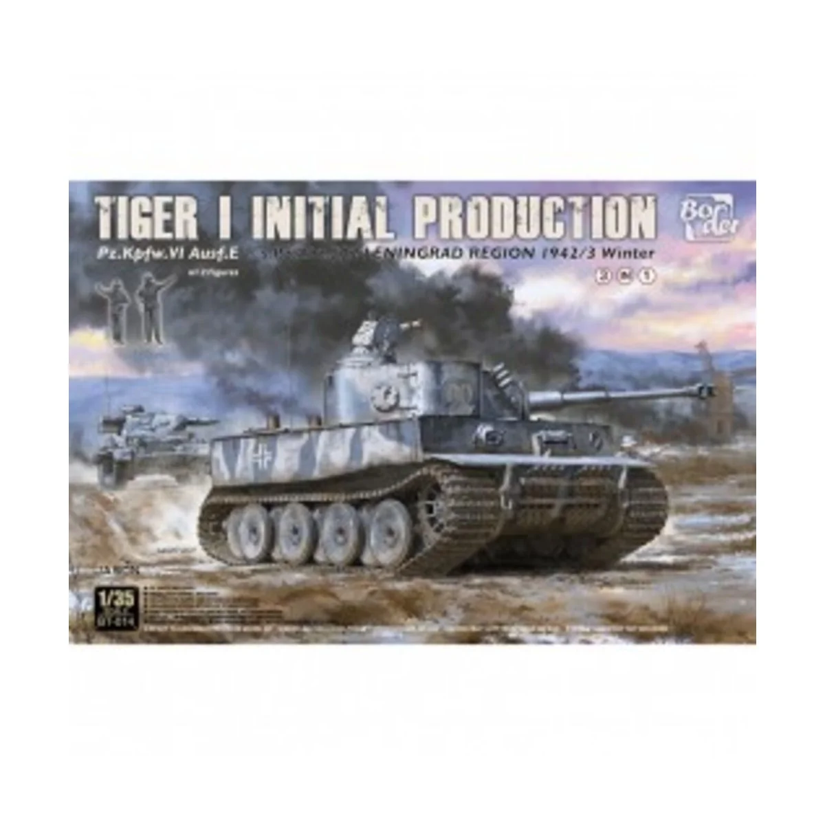 Tiger I Initial Production Pz.Kpfw. VI Ausf. E, 1/35 - Border Model...